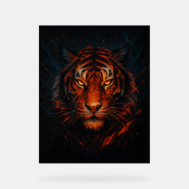 Tiger Storm - Energie entfesselt Acrylschild
