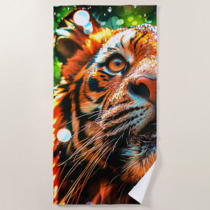 Tiger Strandtuch