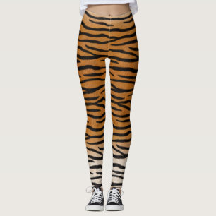 Tiger-Streifen Exotisches Tier Leggings