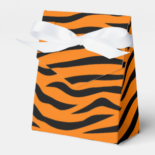 Tiger Streifen für Orange und Schwarze Tiere Geschenkschachtel