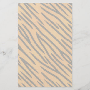Tiger-Streifen-Muster Briefpapier