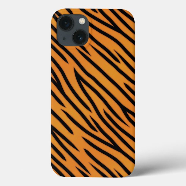 Tiger-Streifen-Muster Case-Mate iPhone Hülle (Rückseite)