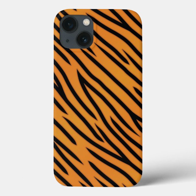 Tiger-Streifen-Muster Case-Mate iPhone Hülle (Rückseite)
