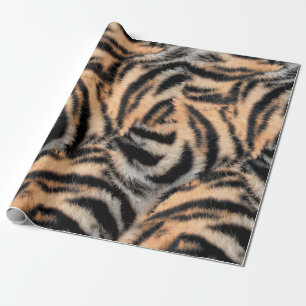 Tiger-Streifen-Muster Geschenkpapier