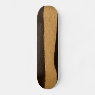 Tiger Streifen Muster. Skateboard