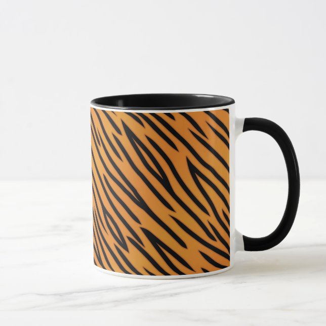Tiger-Streifen-Muster Tasse (Rechts)