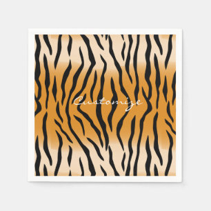 Tiger Streifen Muster Thunder_Cove Serviette