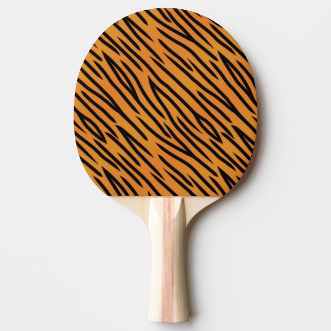 Tiger-Streifen-Muster Tischtennis Schläger (Vorderseite)