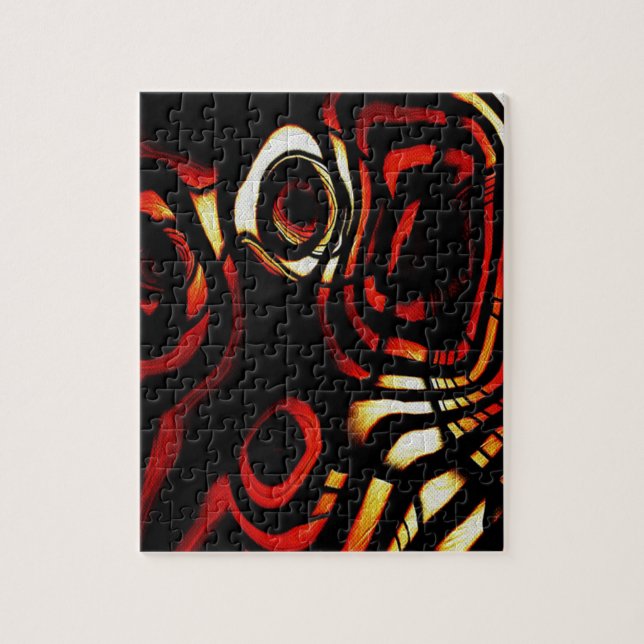 Tiger-Streifen Puzzle (Vertikal)