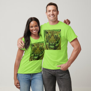 Tiger Streifen Safari Dschungel Katze Tier T-Shirt