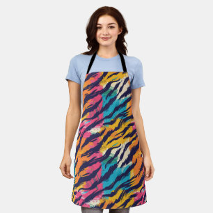 Tiger-Streifen Schürze