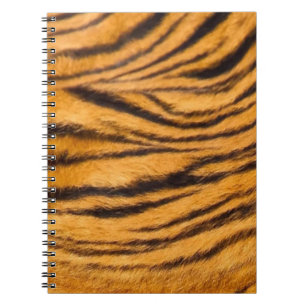 Tiger Streifen schwarz und orange personalisieren Notizblock