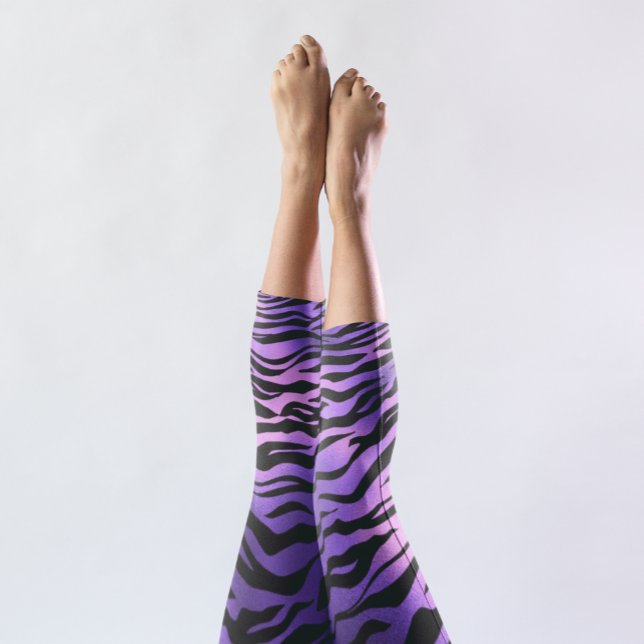 Tiger Streifen Tierfutter Capri Leggings (Von Creator hochgeladen)