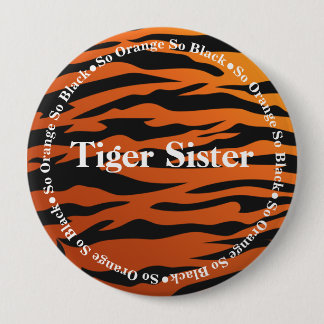 Tiger-Streifen-Tiger-Schwester Button