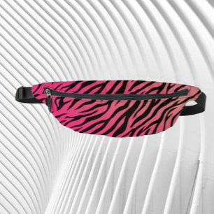 Tiger-Streifen-Verlauf – Heißrosa bis Orange Bauchtasche
