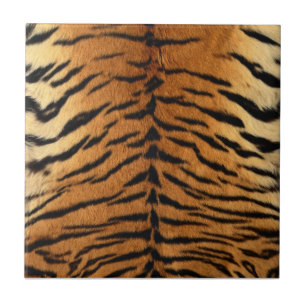 Tiger Strip Fur Print Fliese