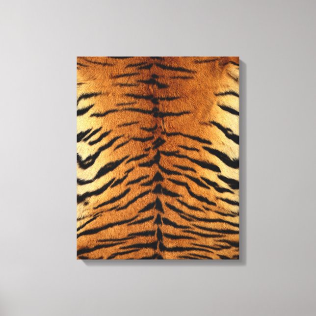 Tiger Strip Fur Print Leinwanddruck (Vorderseite)