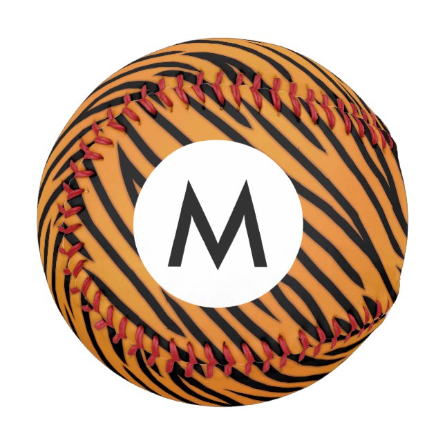 Tiger Stripe Muster Baseball (Vorderseite Links)