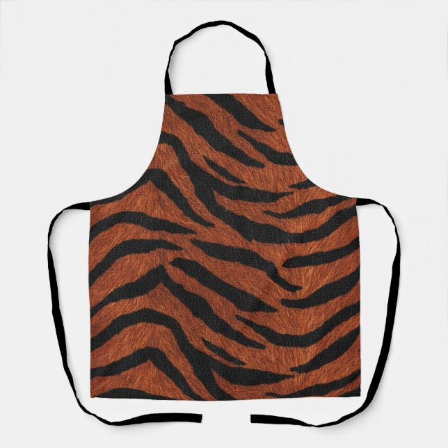 Tiger Stripe Wild Muster Schürze (Vorderseite)