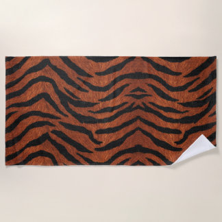 Tiger Stripe Wild Pattern Strandtuch