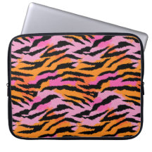Tiger Stripes Animal Print Colorful Girl Glam