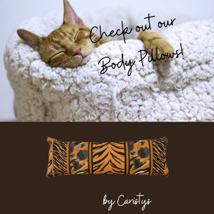 Tiger Stripes Animal Print Seitenschläferkissen