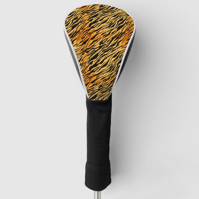 Tiger Stripes Golf Headcover (Vorderseite)