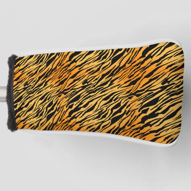 Tiger Stripes Golf Headcover (Vorderseite)