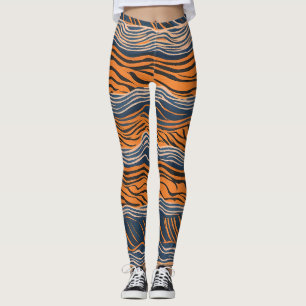 Tiger Stripes Inspiriertes Design Leggings