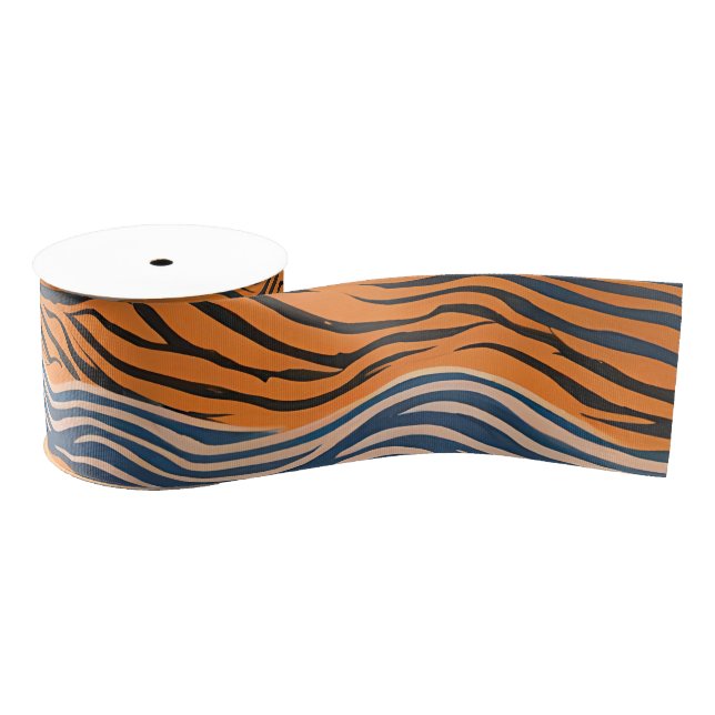 Tiger Stripes Inspiriertes Design Ripsband (Spule)