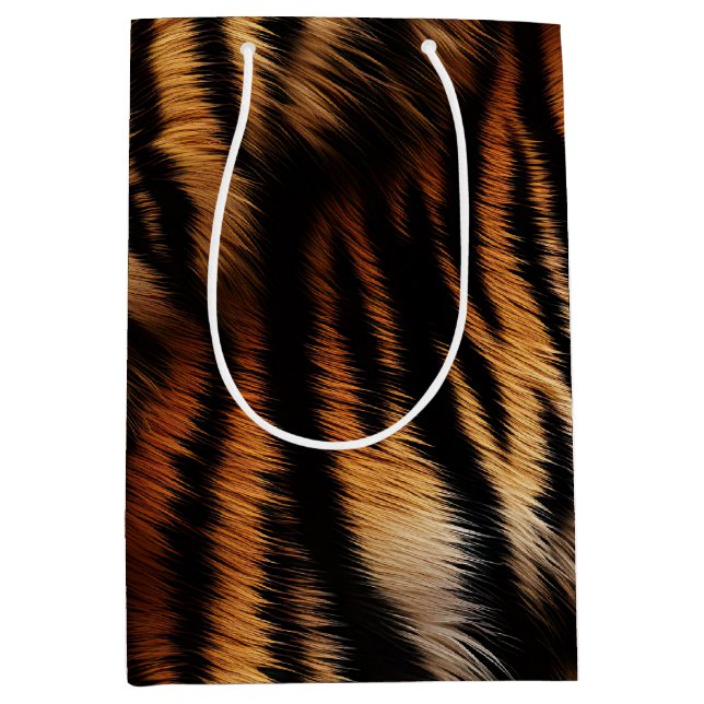 Tiger Stripes Mittlere Geschenktüte (Vorderseite)