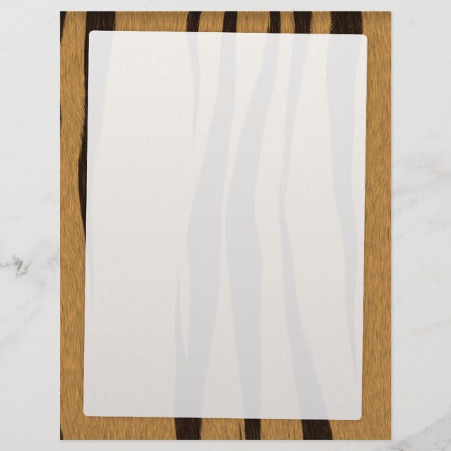 Tiger Stripes Muster Flyer (Vorne)