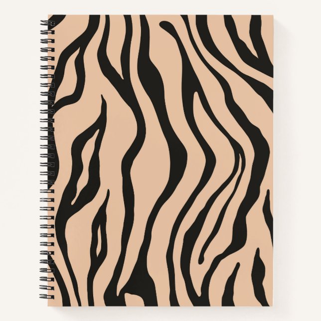 Tiger Stripes Notizbuch (Vorderseite)