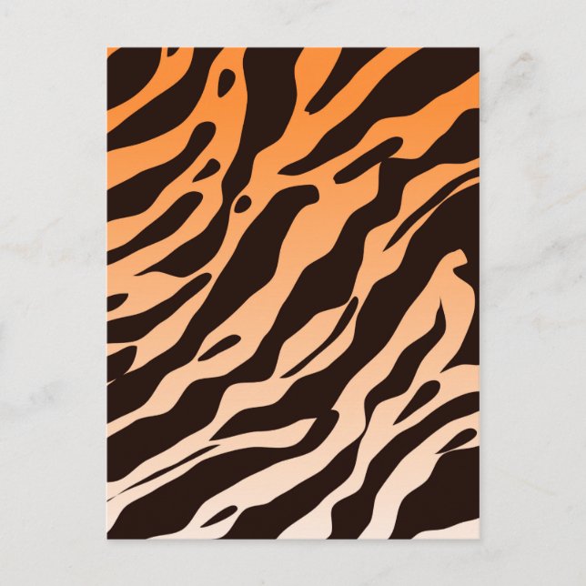 Tiger Stripes Postkarte (Vorderseite)