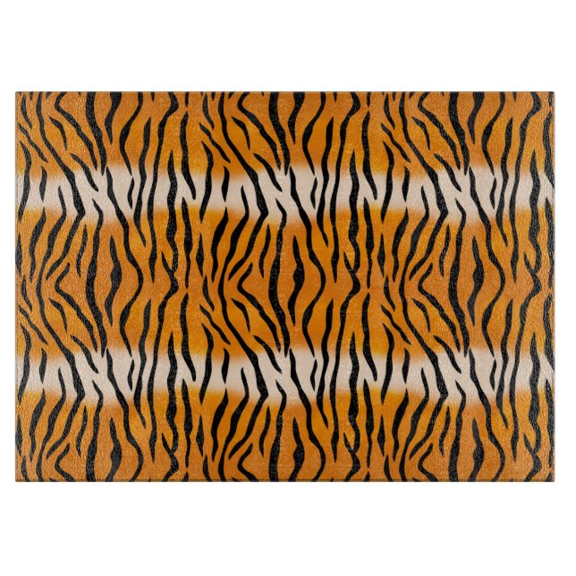 Tiger Stripes Schneidebrett (Vorderseite)