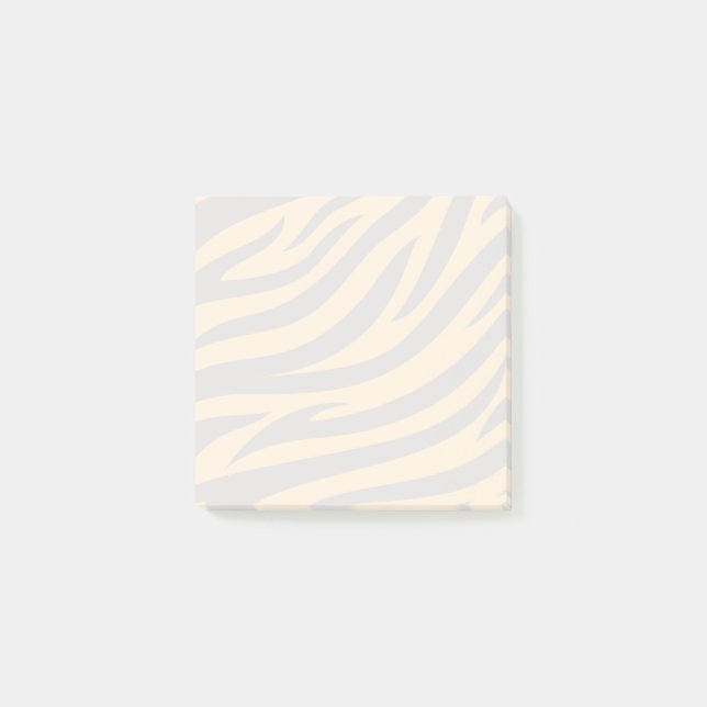 Tiger Stripes schwarz Orange Wildtier Hautfleck Post-it Klebezettel (Vorderseite)