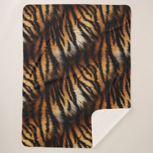 Tiger Stripes Sherpadecke