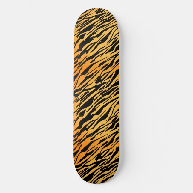Tiger Stripes Skateboard (Vorderseite)