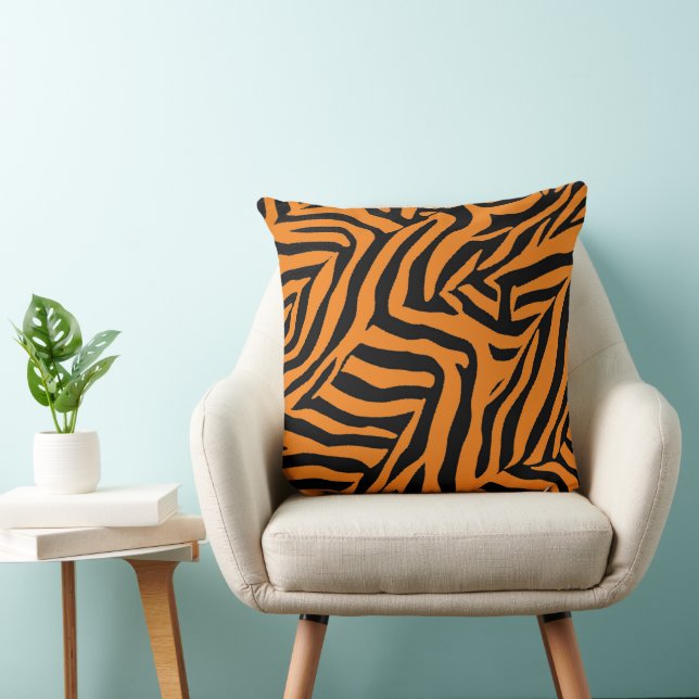 Tiger Stripes Throw Kissen (Stuhl )