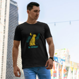 Tiger Stronger Zitat T-Shirt