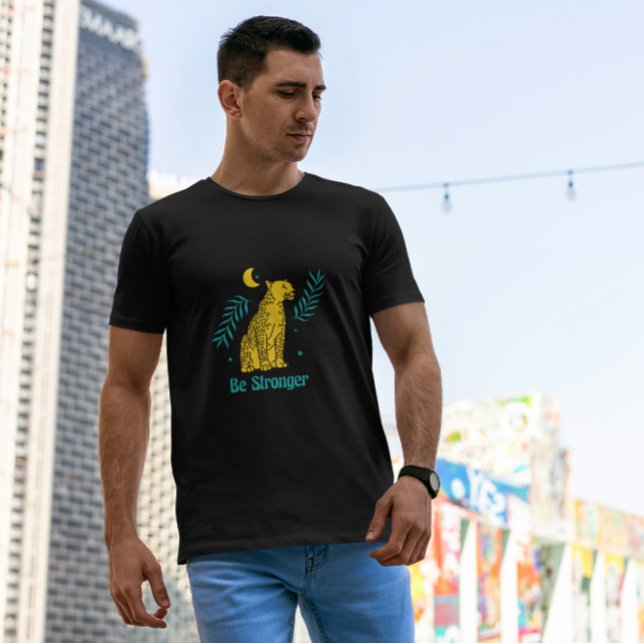 Tiger Stronger Zitat T-Shirt (Von Creator hochgeladen)