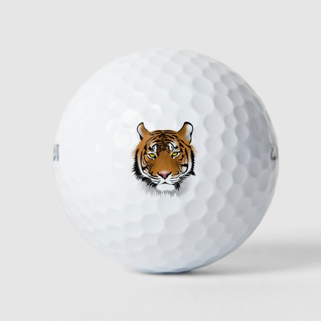 Tiger Sumatran Tiger Wildlife Man-Eater Wildcat Golfball (Vorderseite)
