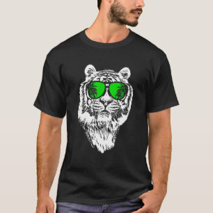 Tiger Sunglassys Music Uralub Tiger Liebe Tierwelt T-Shirt