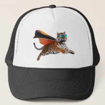 Tiger Superhelden Baseballkappe