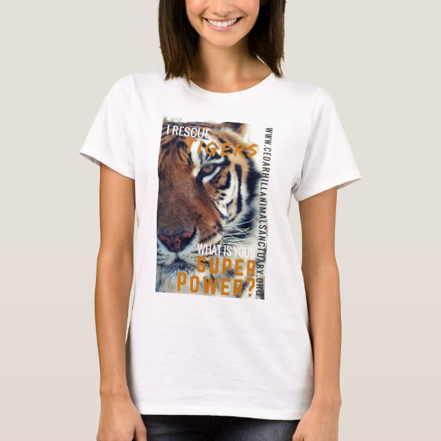 Tiger-SuperPower T-Shirt (Vorderseite)