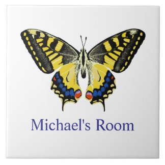 Tiger Swallowtail Schmetterling Kinderzimmer Fliese