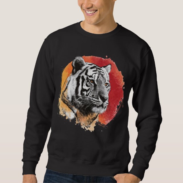 Tiger symbol of courage. sweatshirt (Vorderseite)