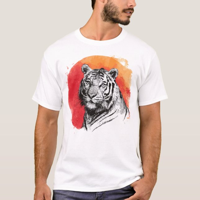Tiger symbol of courage T-Shirt (Vorderseite)