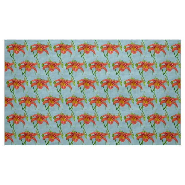 Tiger-Taglilie Stoff (Fat Quarter (45,7 x 55,9 cm))