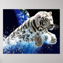 Tiger-Tapete Poster